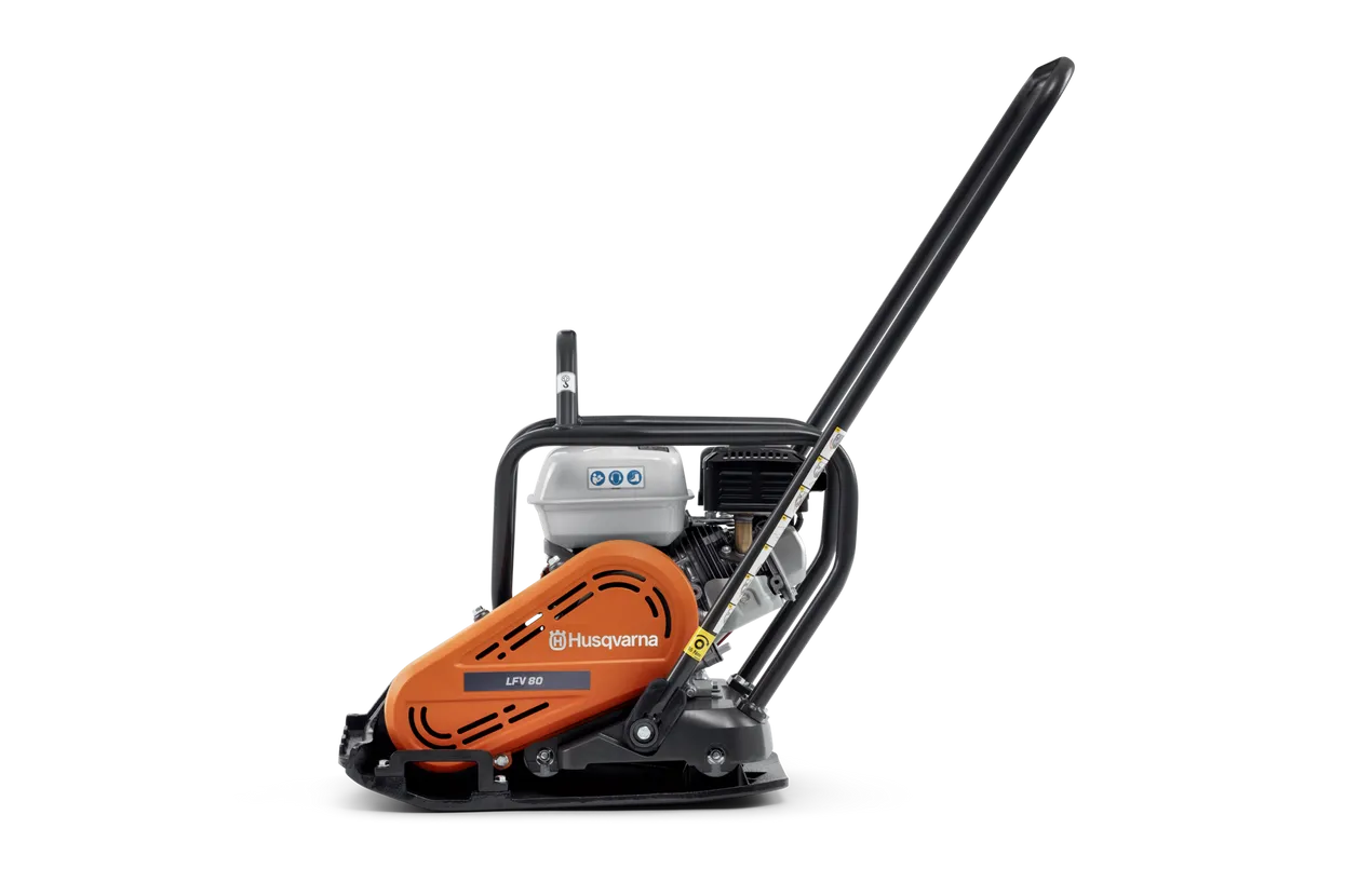 Husqvarna LFV 80 placa compactoare motor Honda GX-160, 81,4 kg | 19 kN | 4 timpi Husqvarna LFV 80 placa compactoare motor Honda GX-160, 81,4 kg | 19 kN | 4 timpi
